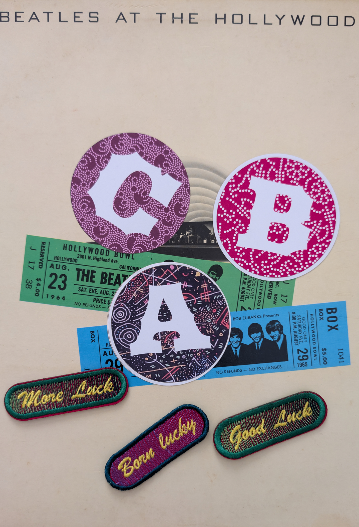Super Lucky Sticker Letters