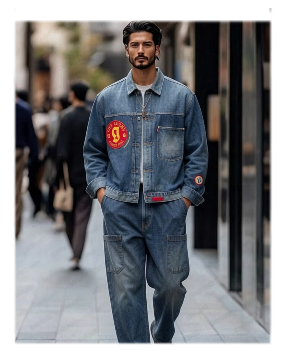 Heavyweight Levi Denim Jacket Premium Ltd Edition Embroidery SOLD OUT