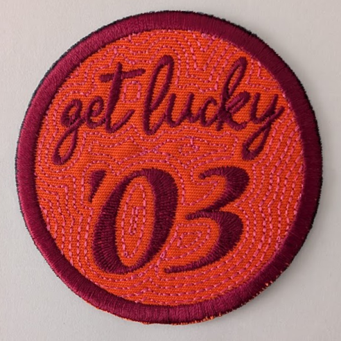 'Lucky Numbers' Premium Embroidery Patch