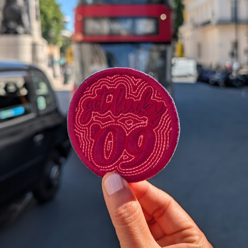 'Lucky Numbers' Premium Embroidery Patch