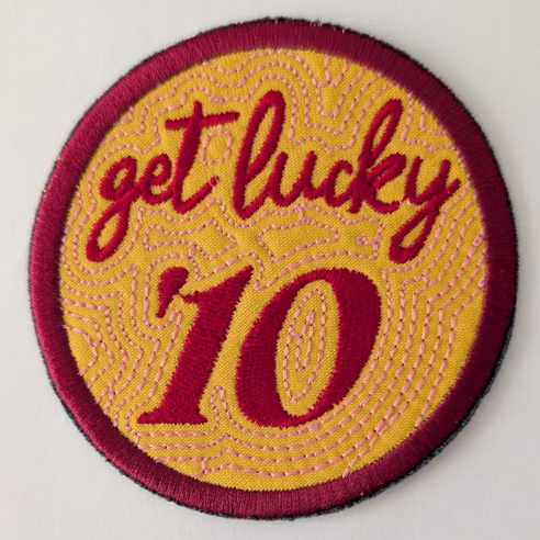 'Lucky Numbers' Premium Embroidery Patch